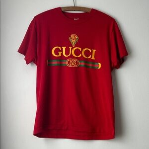Vintage Screen Stars “Gucci” Art Red Logo T-shirt